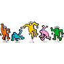 LEGO Art Keith Haring dansende figurer 31216