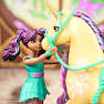 Unicorn academy Ava & Leaf dukke og enhjørning