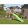 Jungle Gym Cottage 2.1 legetårn inkl. rutsjebane og 120 kg sand