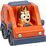 Bluey familiens minibiler m. figur - flere varianter - assorteret