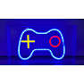 Kontroller neonskilt - blå