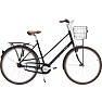 SCO Civil dame citybike 7 gear 28" 2024 - sort