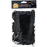 Halloween lamettagardin med flagermus 90x200 cm - sort