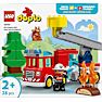 LEGO DUPLO By Brandbil med slange og brandmand 10473