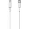 Sinox lighting kabel 1 meter - hvid