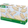 BRIO 33402 Skinnesæt, 16 dele