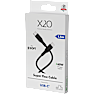 X2O SUPERFLEX 60W USB-C/C-kabel 1,5M - Sort