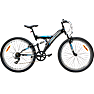 Puch firestorm børnecykel 7 gear 26" - sort/blå