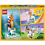 LEGO Creator 3-i-1 Magisk enhjørning 31140