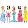 Fantasy world prinsesse dukke 5-pak