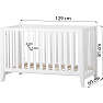 Hoppekids ANTON tremmeseng 60x120 cm