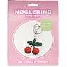 DIY hæklet nøglering - kirsebær