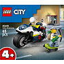 LEGO City Politimotorcykel på forbryderjagt 60455
