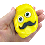 Doctor Squish DIY putty figur - gul