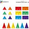 Connetix Mini Pack magnetsæt 24 dele - Rainbow