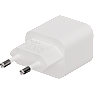 X2O 25W hjemmeladersæt USB-C med 1,2 m kabel GaN - Hvid