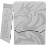 Deck shell - grå/sort