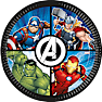 Avengers paptallerkener Ø: 23 cm 8-pak