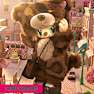 Rebel Bear Mystery Box bamse 18 cm - flere varianter - assorteret