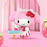 Hello kitty 50th annivesary samlerfigur – flere varianter – assorteret