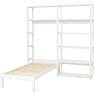 Hoppekids Storey reol med 8 hylder og seng 70x160 cm
