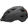 CSI cykelhjelm med lys - carbon