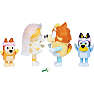 Bluey figurer bryllup 4-pak