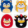 Squishmallows Sonic the Hedgehog bamse 20 cm – flere varianter - assorteret