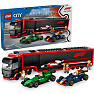 LEGO City lastbil med Formel 1 biler 60445