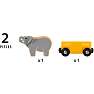 BRIO 33969 Elefant og vogn