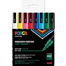 Posca PC3M tuscher 8-pak - standardfarver