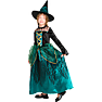 Halloween grøn ond heks str. 128 - grøn