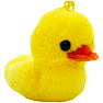 Duckees dyrefigurer nøglering 11 cm - flere varianter - assorteret
