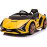 Lamborghini Sian elektrisk bil - gul