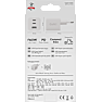 X2O 65W tredobbelt hjemmelader USB-C/C/A GaN - Hvid
