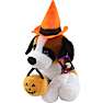 Halloween plys hund 38 cm - brun