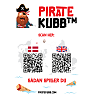 Pirate Kubb træ-kastespil
