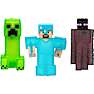 Goo Jit Zu Minecraft figurer - Creeper, Steve og Enderman