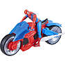 Disney Spider-Man figur og motorcykel