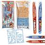 Dino world glitter tattoo gel pens - flere varianter - assorteret