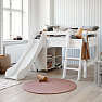 Hoppekids ECO Luxury halvhøj seng med rutsjebane 70x160 cm