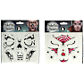 Halloween ansigtstattovering - flere varianter - assorteret