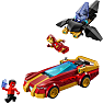 LEGO Marvel Iron Man-bil og Black Panther mod Red Hulk 76310