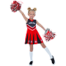 Cheerleader kostume