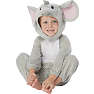 Elefant kostume jumpsuit - str. 80 cm