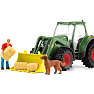 Schleich traktor med trailer 42608