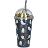 Halloween tumbler med låg 480 ml - flere varianter - assorteret