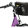 SCO Premium E-Patron dame elcykel 28" 7 gear 13AH pensionistrabat 2023 - mat blomme