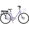SCO Premium E-Fresh dame elcykel 26" 12,5AH - lilla