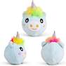 Enhjørning Hoppe bamse 7,5 cm - flere varianter - assorteret